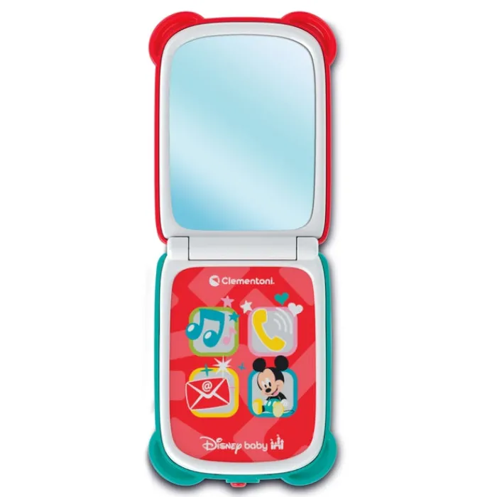 Clementoni Jouets Musicaux|Flip Phone - Mickey