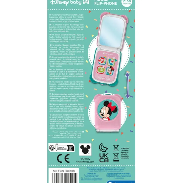 Clementoni Jouets Musicaux|Flip Phone - Minnie
