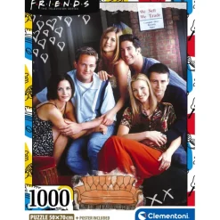 Clementoni Football|Vintage|Friends - 1000 pièces