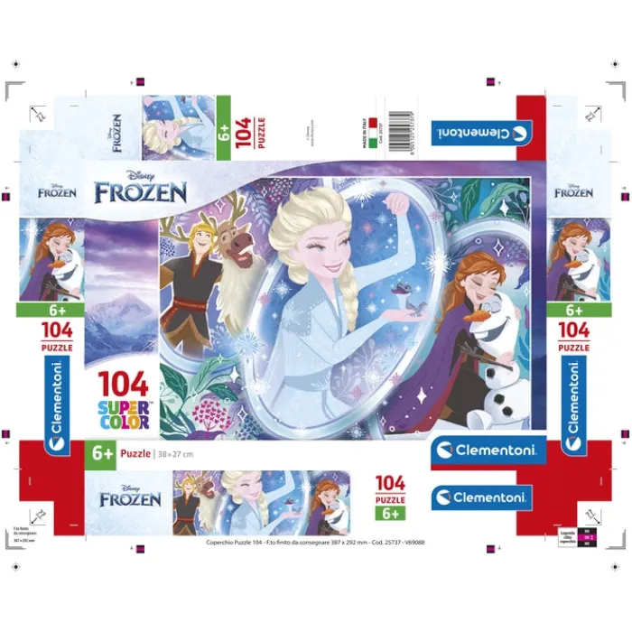 Clementoni Personnages Disney|Cartes|Frozen 2 - 104 pièces