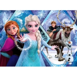 Clementoni Cartes|Princesses Disney|Frozen - 104 pièces
