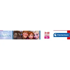 Clementoni Cartes|Princesses Disney|Frozen - 3x48 pièces