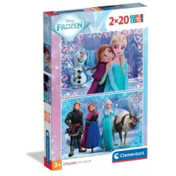 Clementoni Cartes|Princesses Disney|Frozen - 2x20 pièces