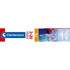 Clementoni Cartes|Princesses Disney|Frozen - 2x20 pièces