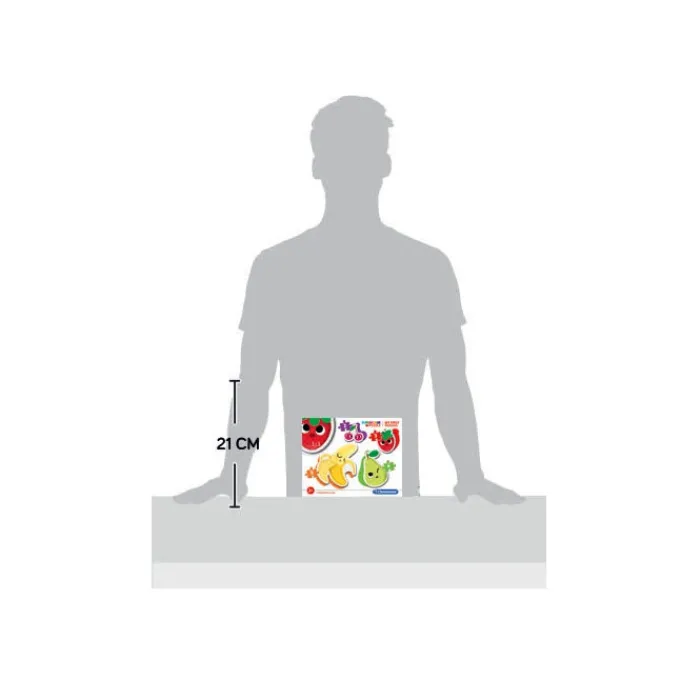 Clementoni Cartes|Illustrations|Fruits - 1x3 + 1x6 + 1x9 + 1x12 pièces