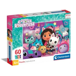 Clementoni Cartes|Autres Personnages|Gabby Dollhouse - 60 pièces