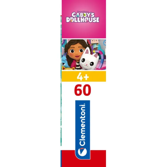 Clementoni Cartes|Autres Personnages|Gabby Dollhouse - 60 pièces