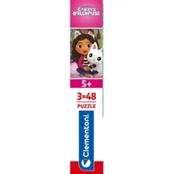 Clementoni Personnages Disney|Cartes|Gabby's Dollhouse - 3x48 pièces