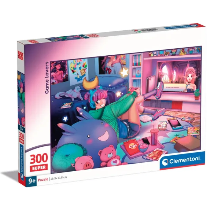 Clementoni Cartes|Illustrations|Game Lovers - 300 pièces