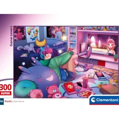 Clementoni Cartes|Illustrations|Game Lovers - 300 pièces