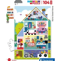 Clementoni Cartes|Vintage|Home sweet home - 104 pièces