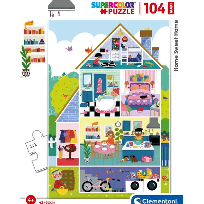 Clementoni Cartes|Vintage|Home sweet home - 104 pièces