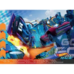 Clementoni Cartes|Autres Personnages|Hotwheels - 60 pièces