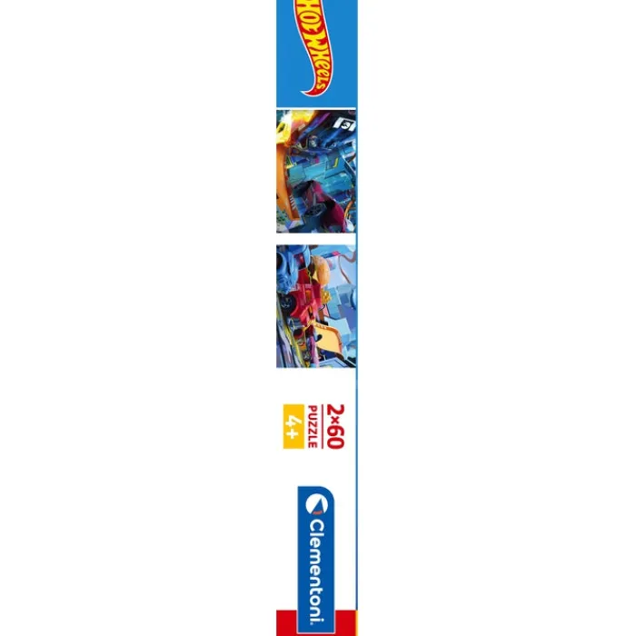 Clementoni Cartes|Autres Personnages|Hotwheels - 60 pièces
