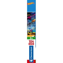 Clementoni Cartes|Autres Personnages|Hotwheels - 104 pièces