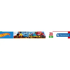 Clementoni Cartes|Autres Personnages|Hotwheels - 104 pièces