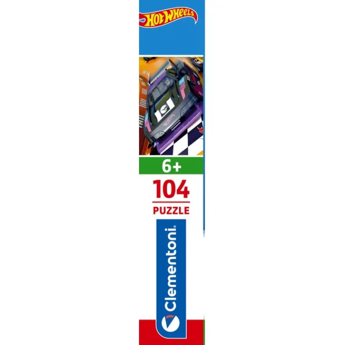 Clementoni Cartes|Autres Personnages|Hotwheels - 104 pièces