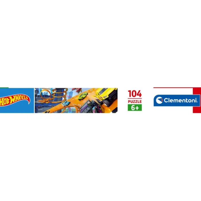 Clementoni Cartes|Autres Personnages|Hotwheels - 104 pièces
