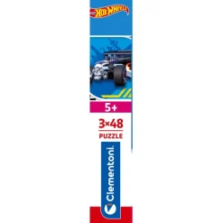 Clementoni Cartes|Autres Personnages|Hotwheels - 3x48 pièces