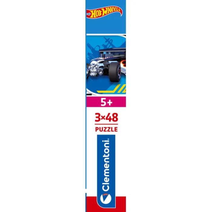 Clementoni Cartes|Autres Personnages|Hotwheels - 3x48 pièces