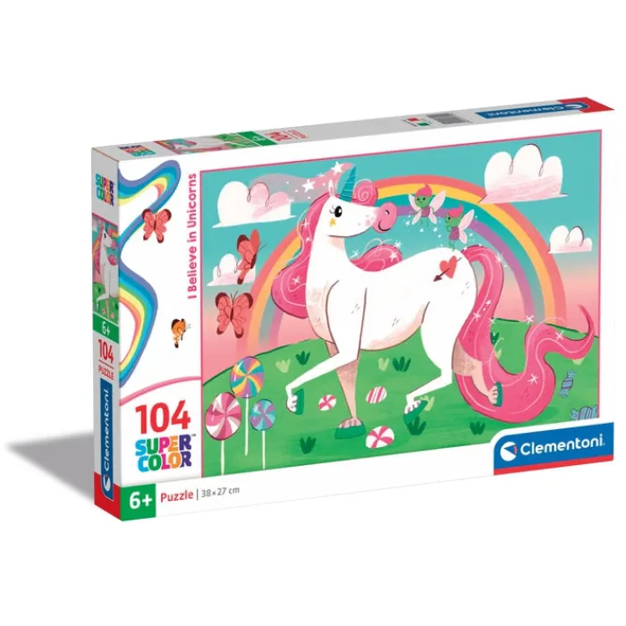 Clementoni Cartes|Illustrations|I Believe in Unicorns - 104 pièces