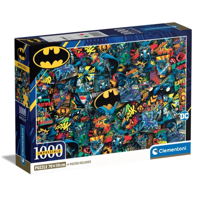 Clementoni Football|Vintage|Impossible Batman - 1000 pièces