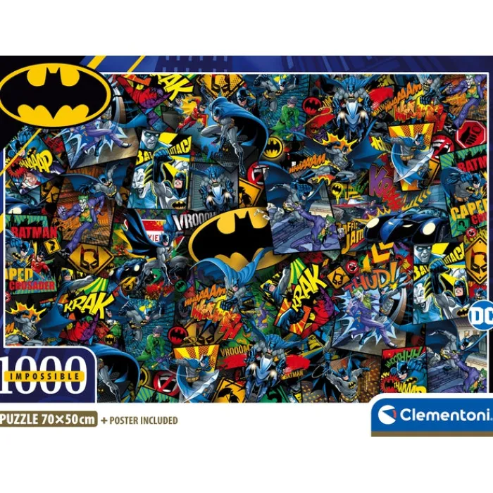 Clementoni Football|Vintage|Impossible Batman - 1000 pièces