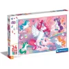 Clementoni Cartes|Illustrations|Jolly Unicorns - 24 pièces