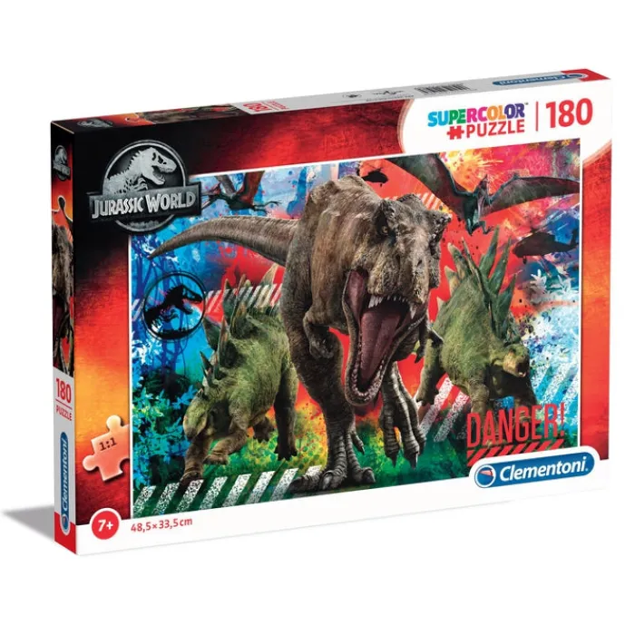 Clementoni Cartes|Autres Personnages|Jurassic World - 180 pièces