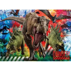Clementoni Cartes|Autres Personnages|Jurassic World - 180 pièces