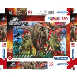 Clementoni Cartes|Autres Personnages|Jurassic World - 180 pièces