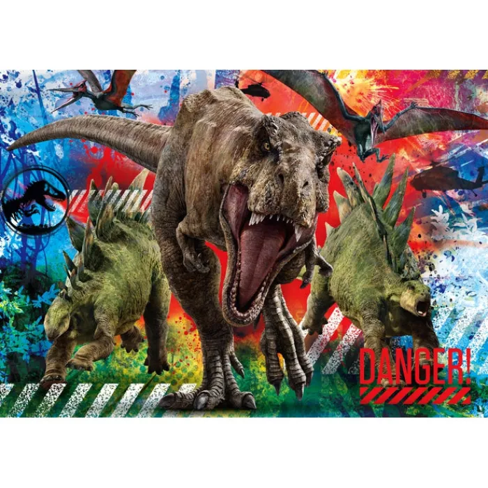 Clementoni Cartes|Autres Personnages|Jurassic World - 60 pièces
