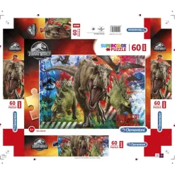 Clementoni Cartes|Autres Personnages|Jurassic World - 60 pièces