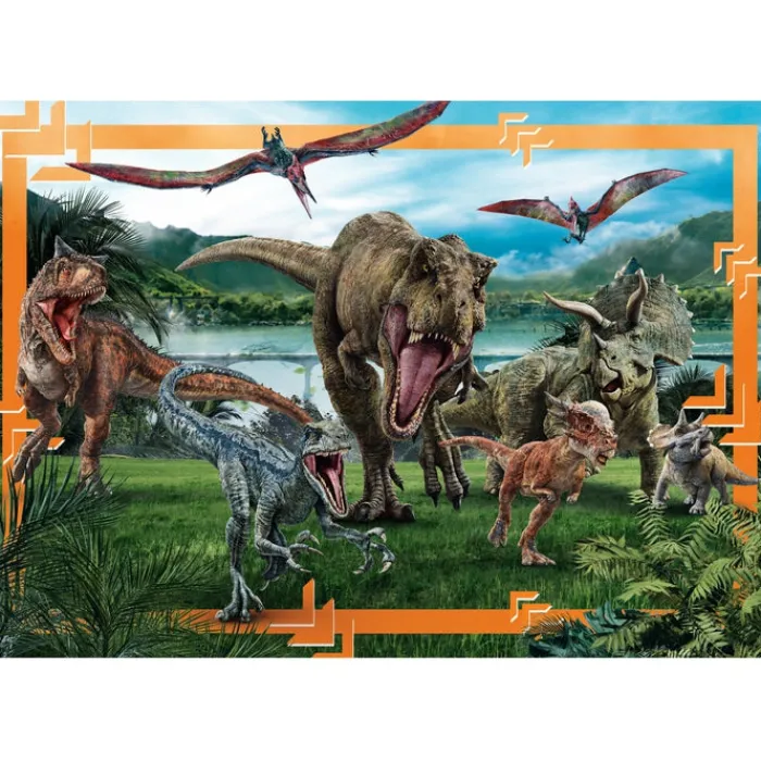 Clementoni Cartes|Autres Personnages|Jurassic World - 104 pièces