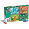 Clementoni Cartes|Autres Personnages|Jurassic World - 1x12 + 1x16 + 1x20 + 1x24 pièces