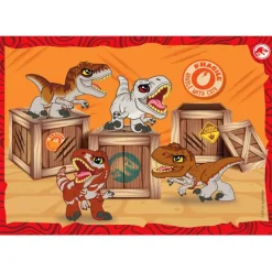 Clementoni Cartes|Autres Personnages|Jurassic World - 1x12 + 1x16 + 1x20 + 1x24 pièces