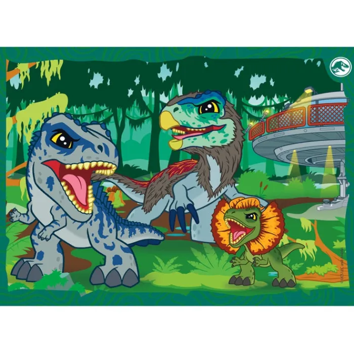 Clementoni Cartes|Autres Personnages|Jurassic World - 1x12 + 1x16 + 1x20 + 1x24 pièces