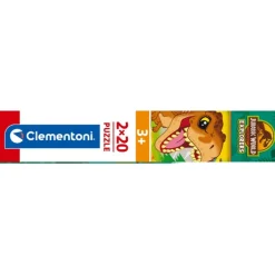 Clementoni Cartes|Animaux|Jurassic World - 2x20 pièces