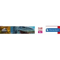 Clementoni Cartes|Animaux|Jurassic World - 3x48 pièces