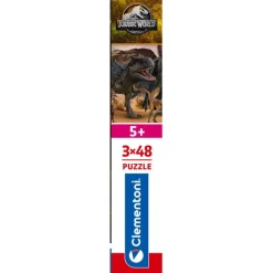Clementoni Cartes|Animaux|Jurassic World - 3x48 pièces