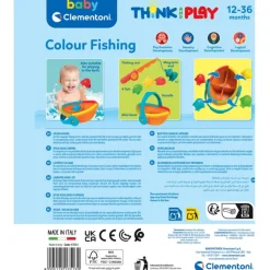 Clementoni Encastrables Et Empilables|La pêche à la ligne colorée