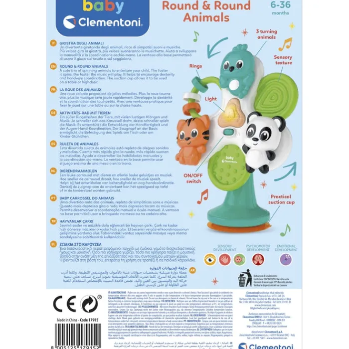 Clementoni Centres D'Activités|La roue des animaux