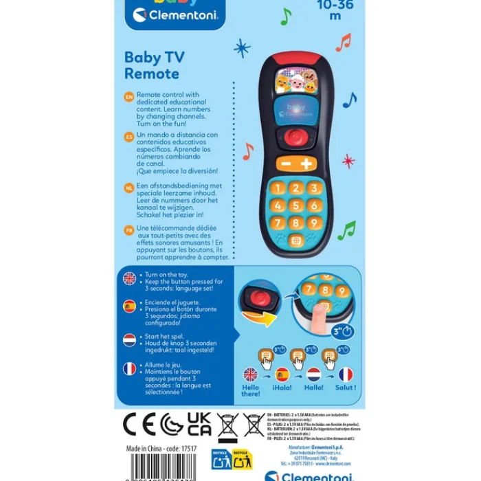 Clementoni Centres D'Activités|La télécommande de Bébé