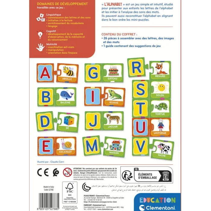 Clementoni L'Alphabet Et Les Mots|L'alphabet