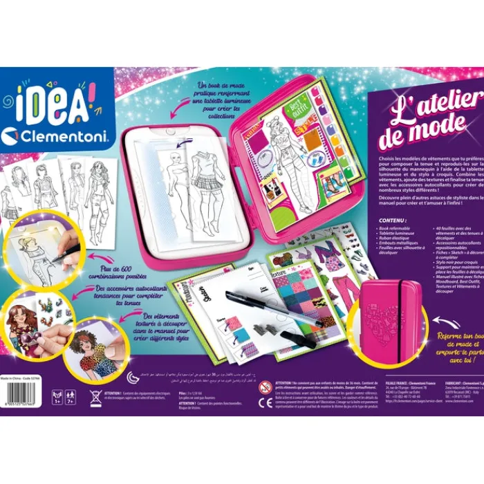Clementoni Jeux Créatifs|L'atelier de mode