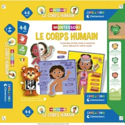 Clementoni Montessori|Le corps humain - Montessori