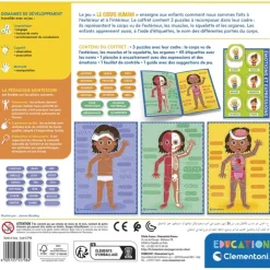 Clementoni Montessori|Le corps humain - Montessori