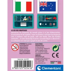 Clementoni Jeux Modernes|Le jeu des drapeaux