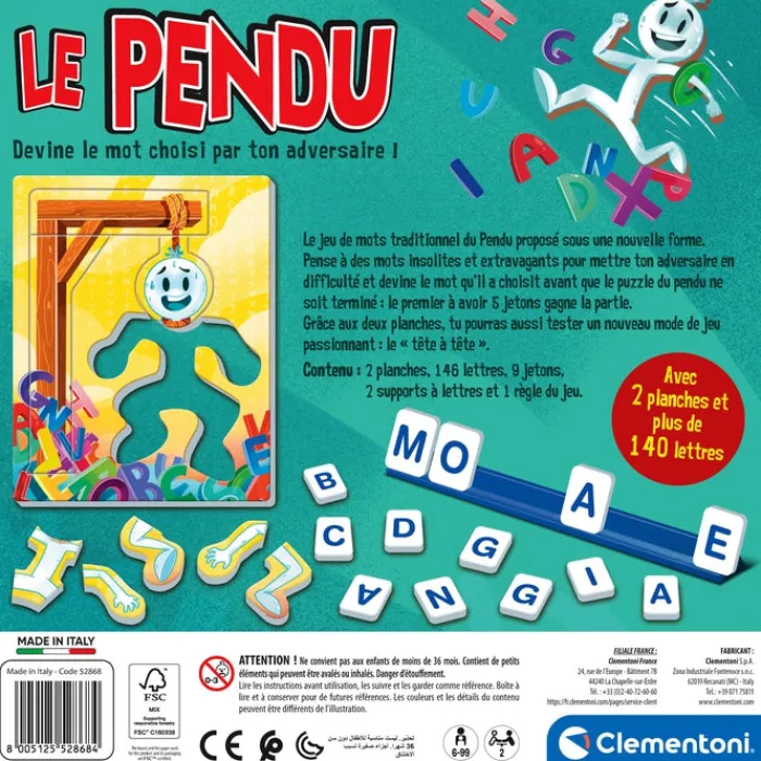 Clementoni Jeux Modernes|Le pendu