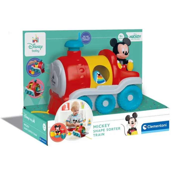 Clementoni Véhicules|Le train des formes de Mickey